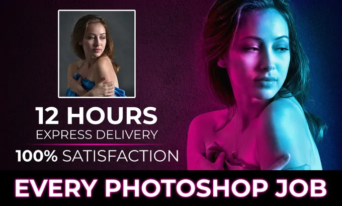 do every photoshop job, realistic image editing and remove object within 12 hrs
