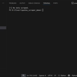 create a Python script to scrape data from websites