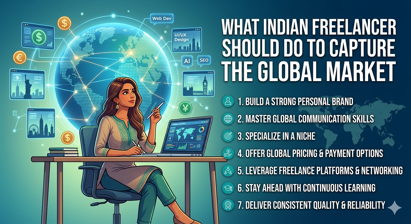 What Indian Freelancer Should Do to Capture the Global Market